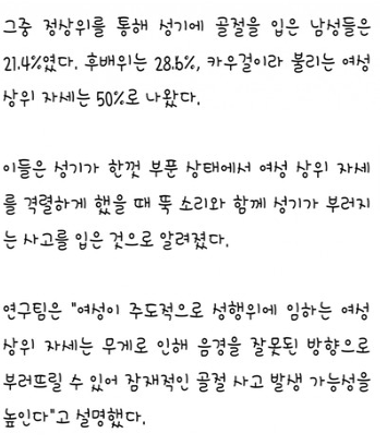 온라인슬롯, 슬롯사이트, 온라인카지노, 슬롯커뮤니티 슬롯왕국 - 남자에게 가장 위험하다는 성관계 자세