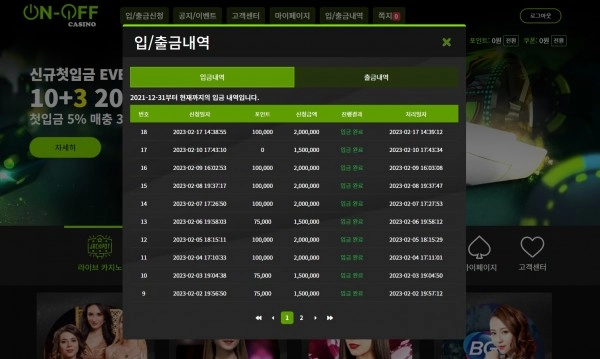 온라인슬롯, 슬롯사이트, 온라인카지노, 슬롯커뮤니티 슬롯왕국 - 온오프 카지노 on306.com 먹튀 확정
