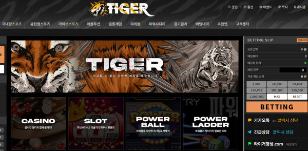온라인슬롯, 슬롯사이트, 온라인카지노, 슬롯커뮤니티 슬롯왕국 - 타이거 먹튀 (TIGER) 확정 증거 첨부